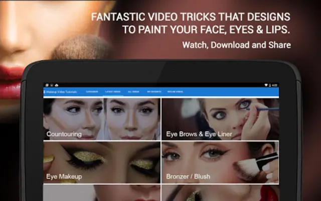 Makeup Videos android App screenshot 1